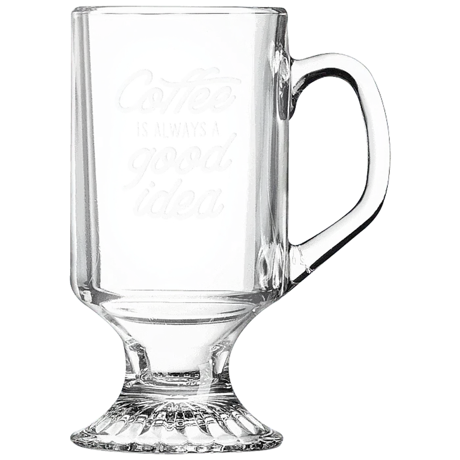 Custom Engraved Polar Camel Clear Footed Coffee Mug