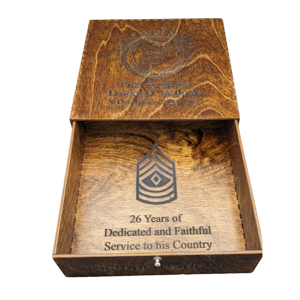 Custom Keepsake Boxes - Veteran Recognition