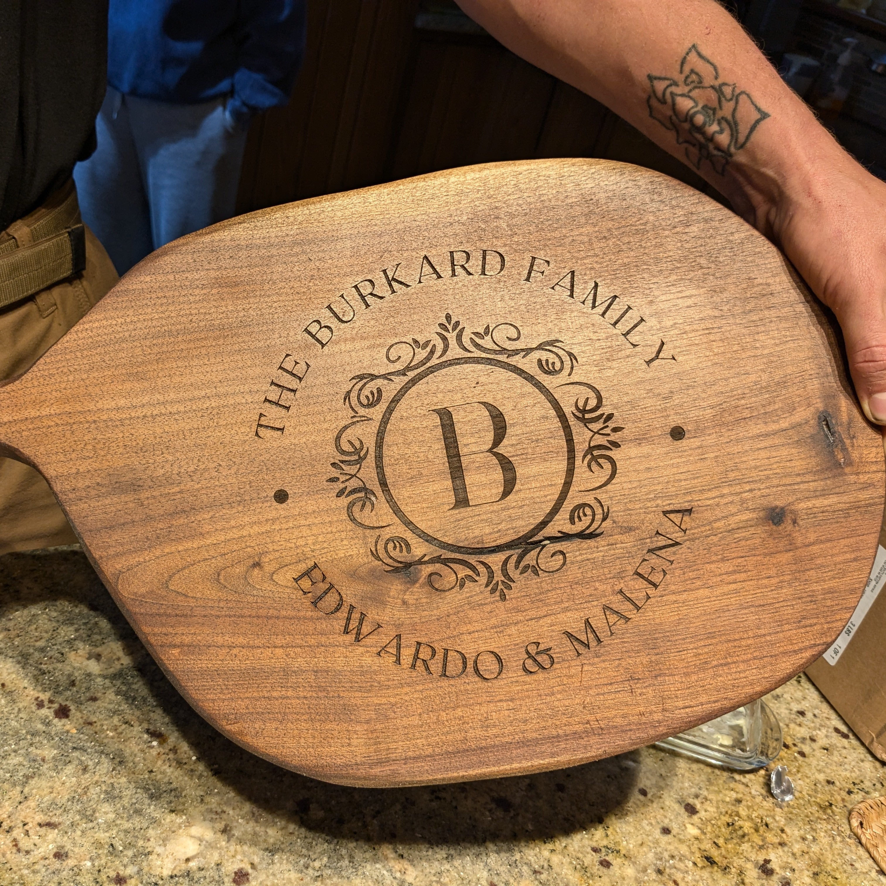 Custom Laser Engraved Cutting Boards for Anniversaries & Recognition