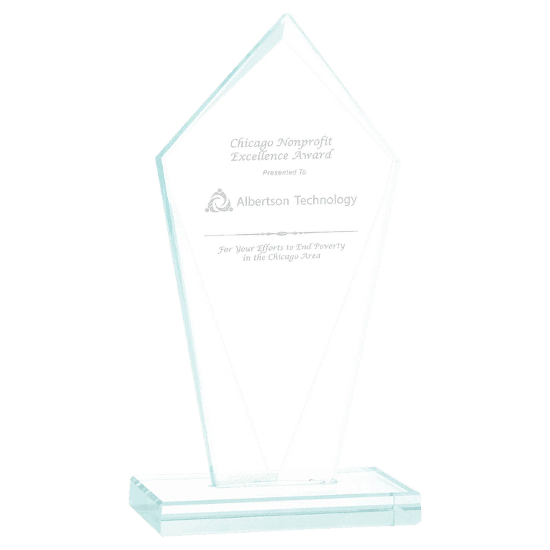 Diamond Jade Glass Award
