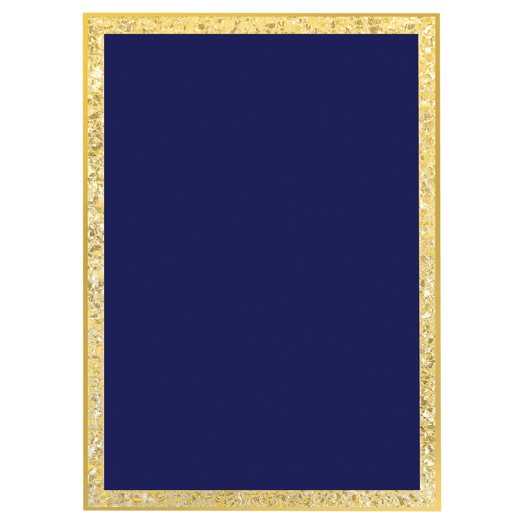 Engraved Florentine Designer Plated Brass Plates (Blue with Border)