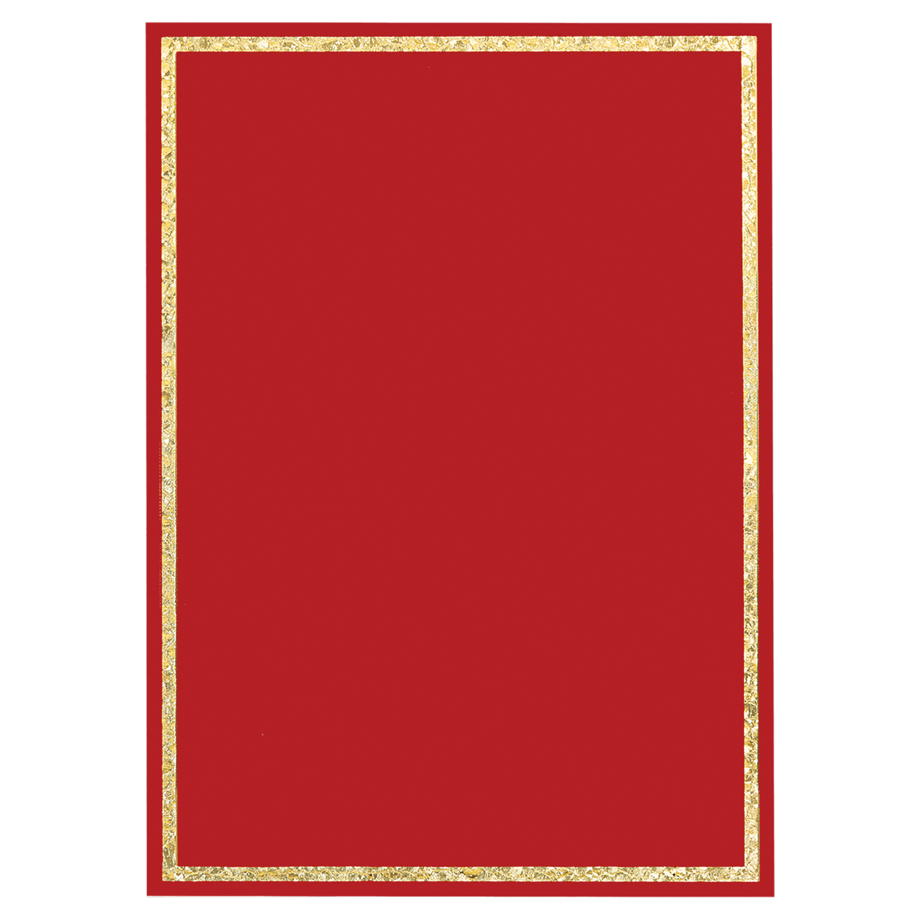 Engraved Florentine Designer Plated Brass Plates (Red with Frame)