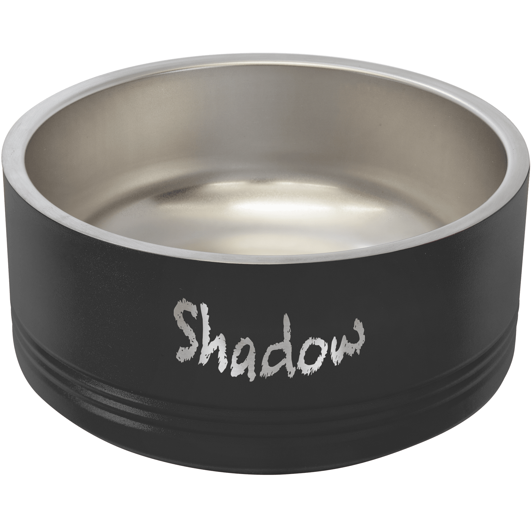 Personalized Pet Bowls - Heavy Duty Engraved Bowls for Dogs and Cats 32 oz. / Black
