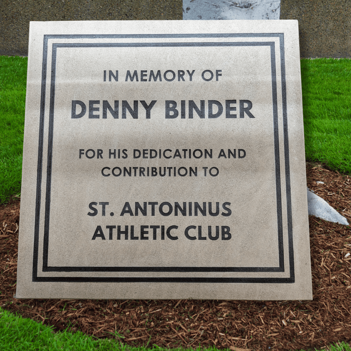 Laser Etched Limestone Memorial Markers with Memorial Paint