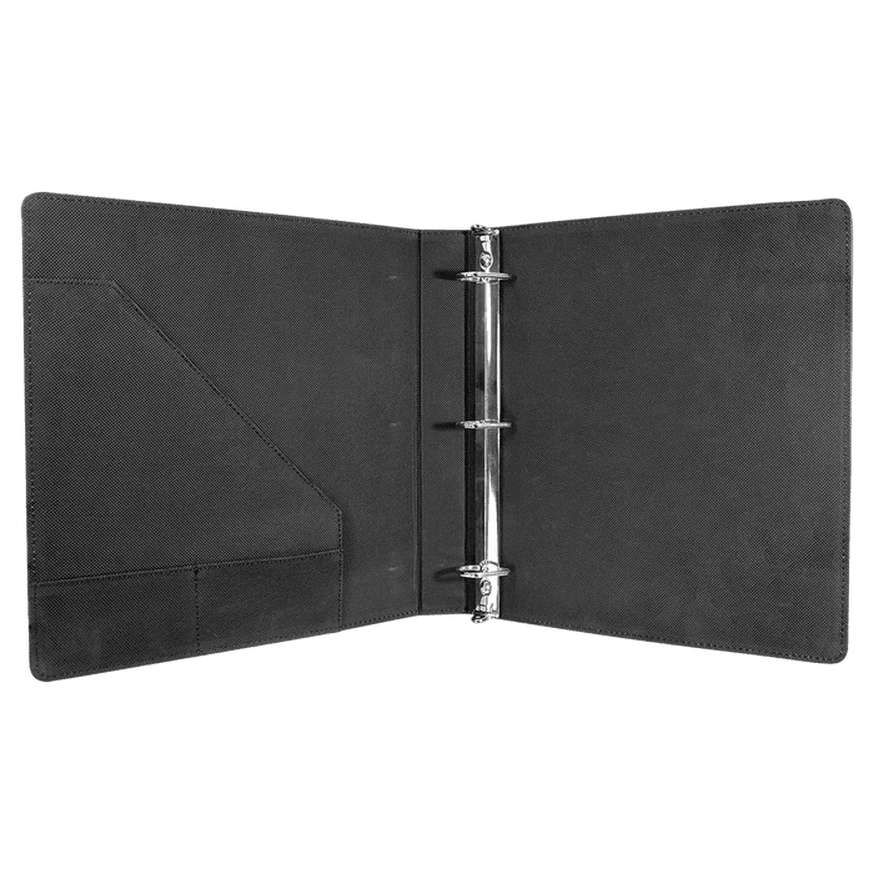 Leatherette 3-Ring Binder and Organizer