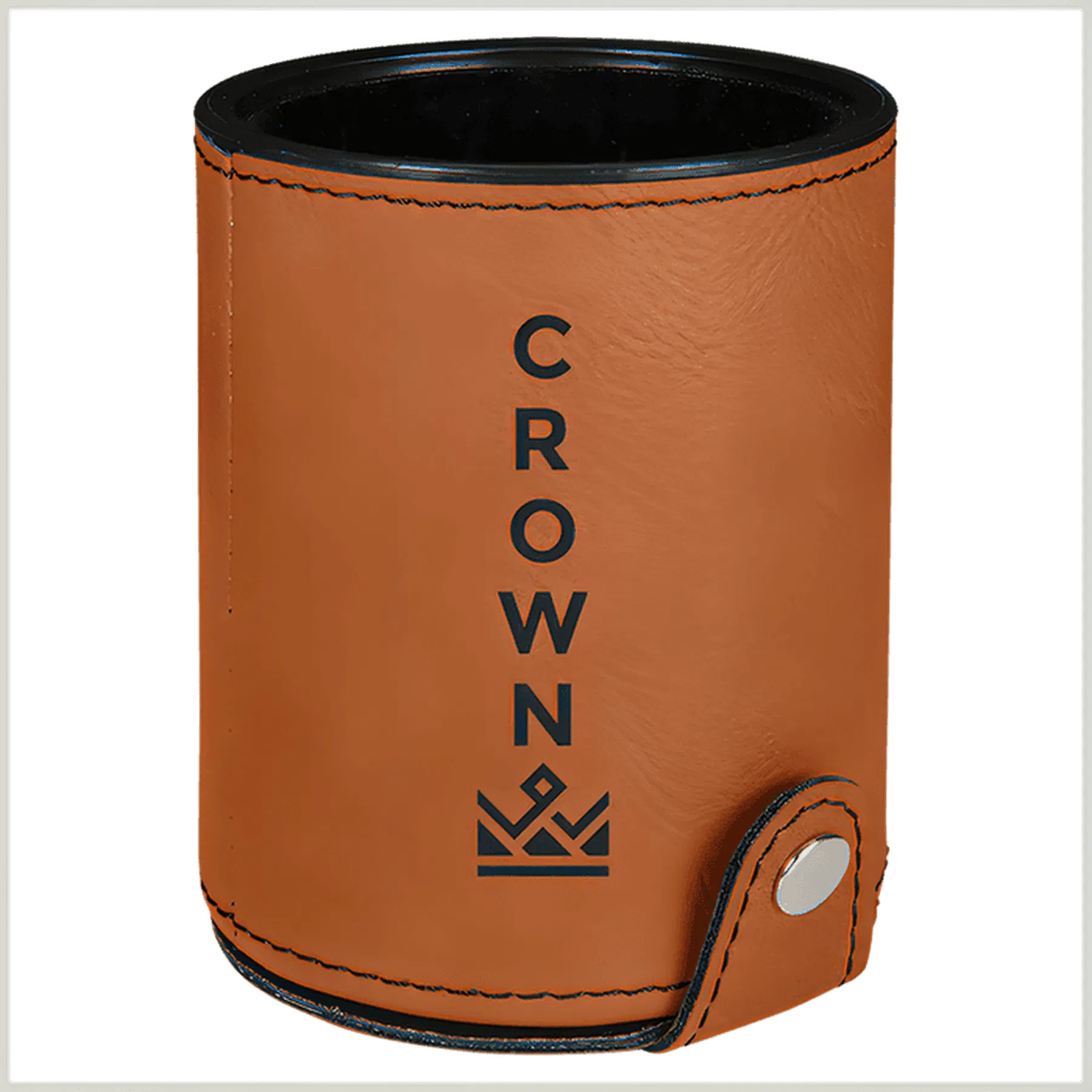Leatherette Dice Cup Set - Various Colors (Comes with 5 Dice)