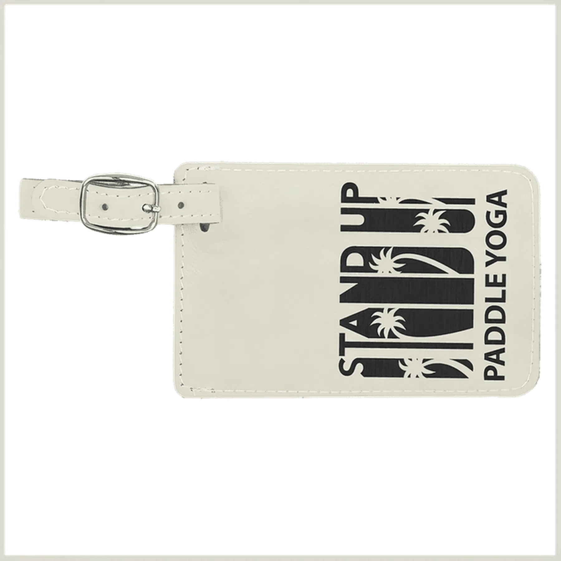 Leatherette Luggage Tag (Various Colors/Styles)
