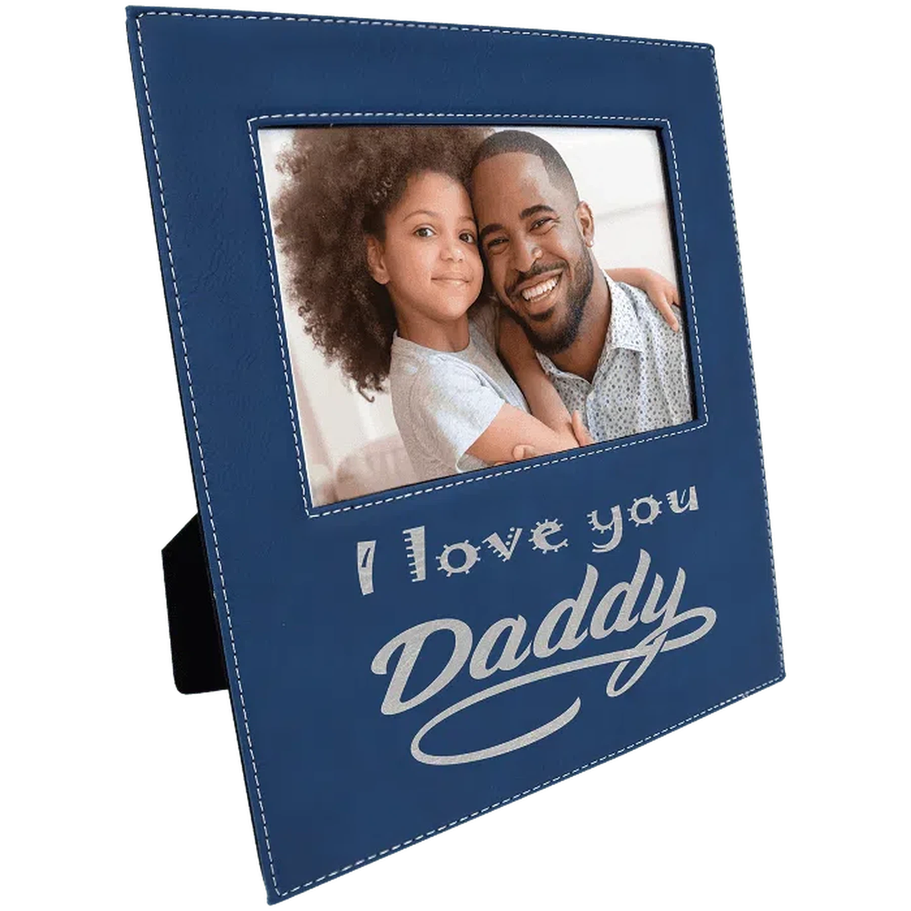 Leatherette Picture Frames with Wide Personalization Area (Assorted Sizes/Colors)