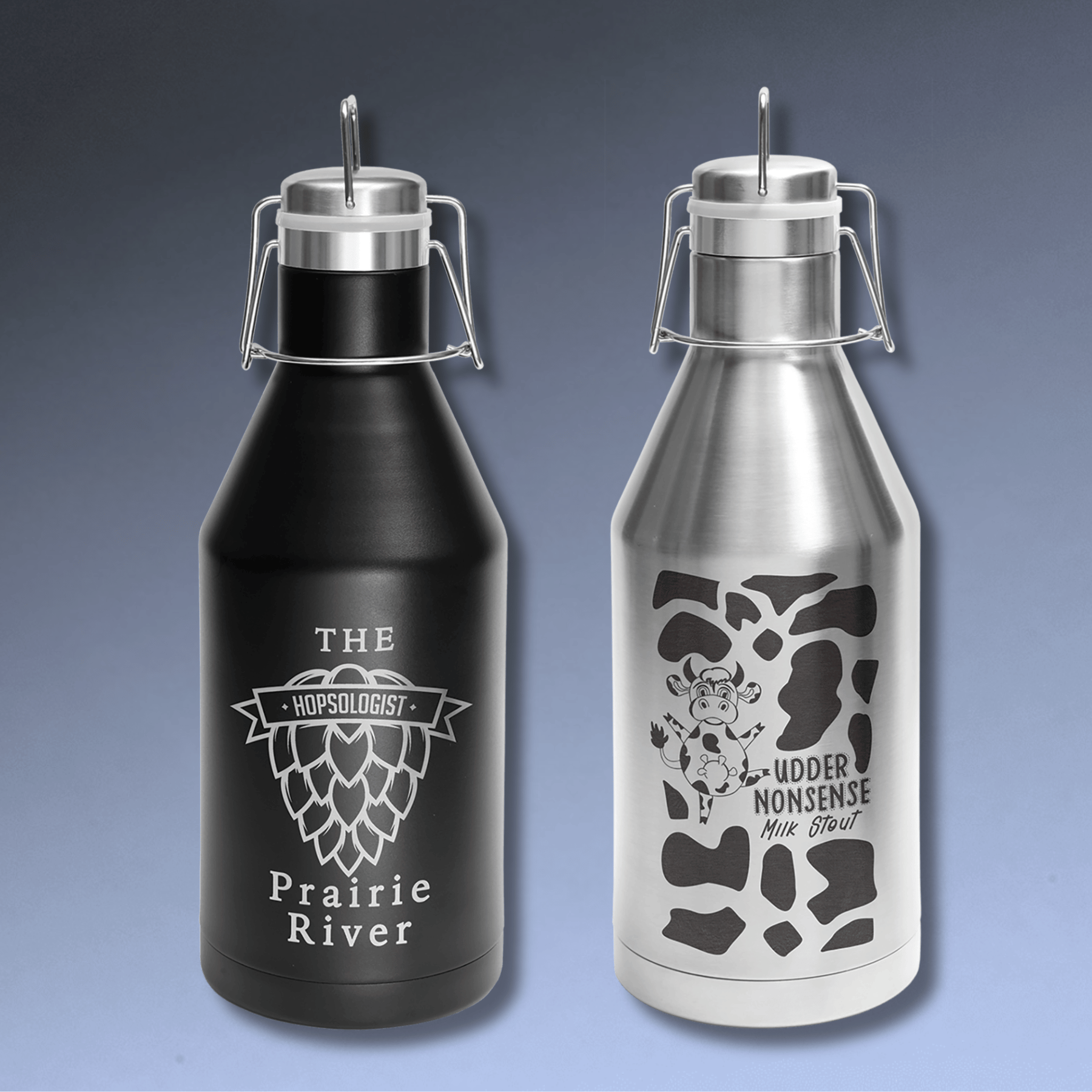 Polar Camel Personalized Growlers - 2x Vaccuum Insulation