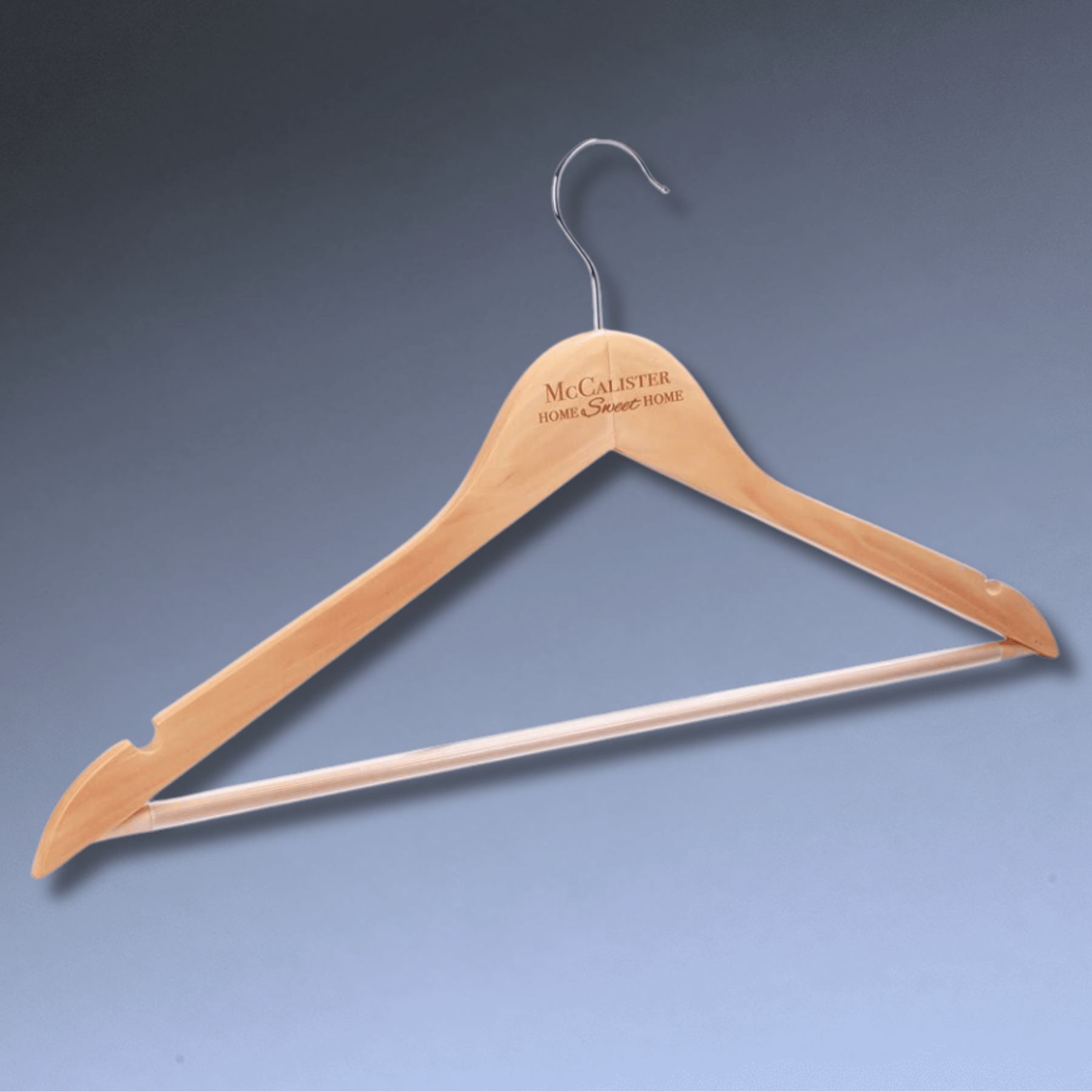 Personalized Maple Clothes Hanger - For Dresses and Suits