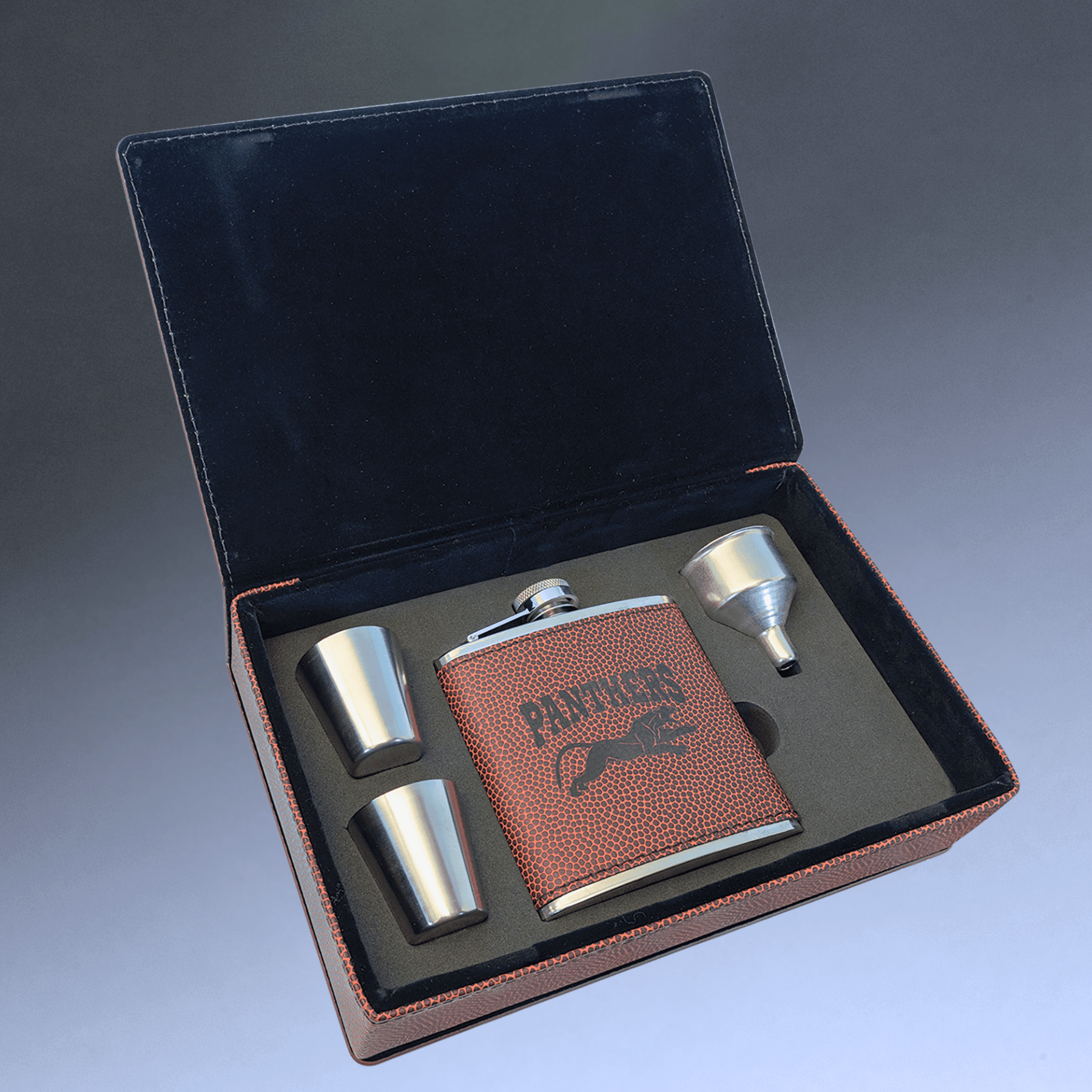 Personalized Flask Gift Sets – Custom Engraving with Funnel & Shot Glasses