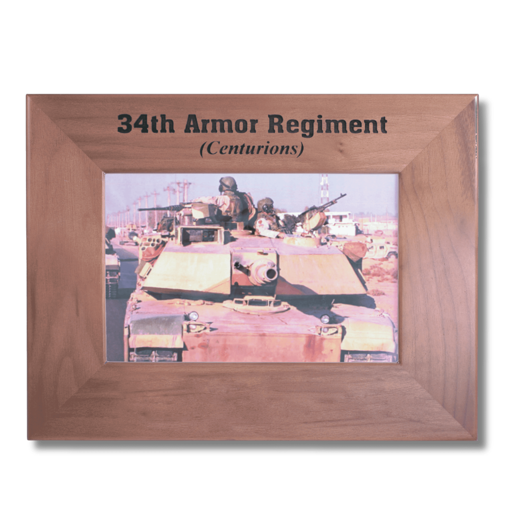 Personalized Walnut Picture Frames with Custom Engraving 4" x 6"