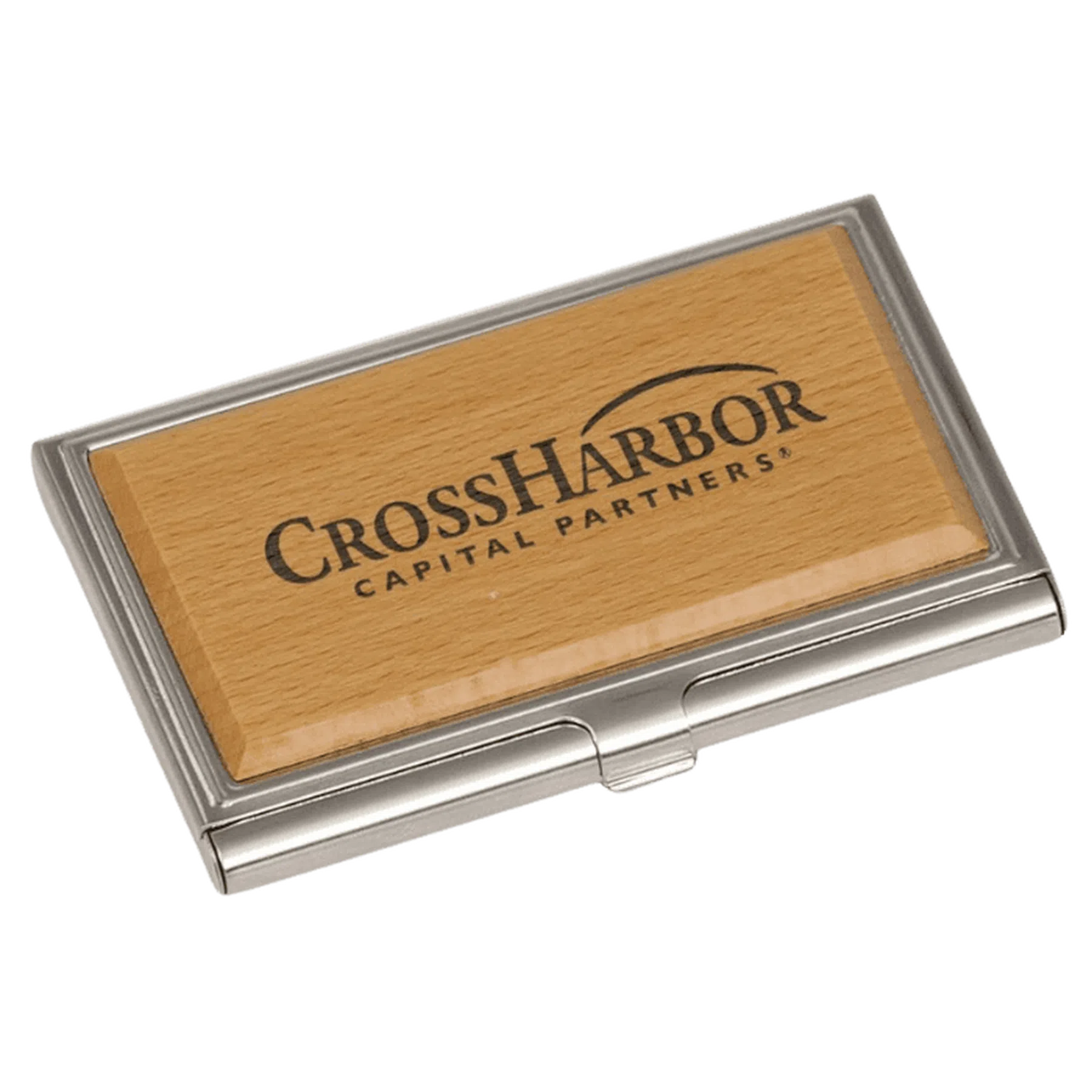 Metal and Wood Business Card Case