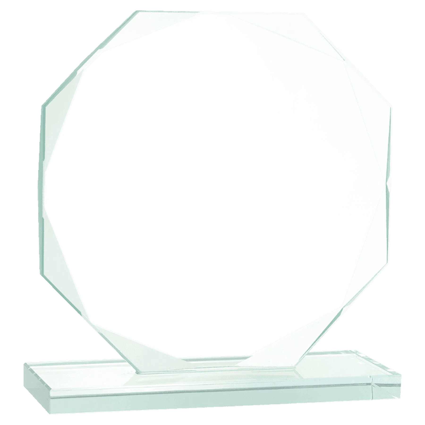 Octagon Jade Glass Award
