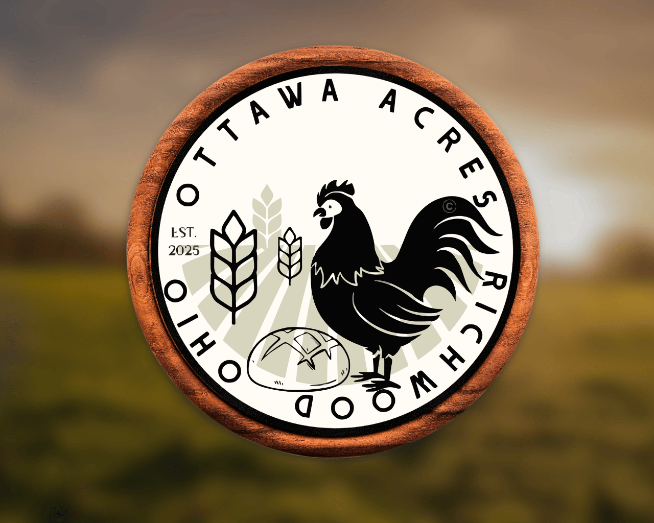 24" Double Sided Logo Sign