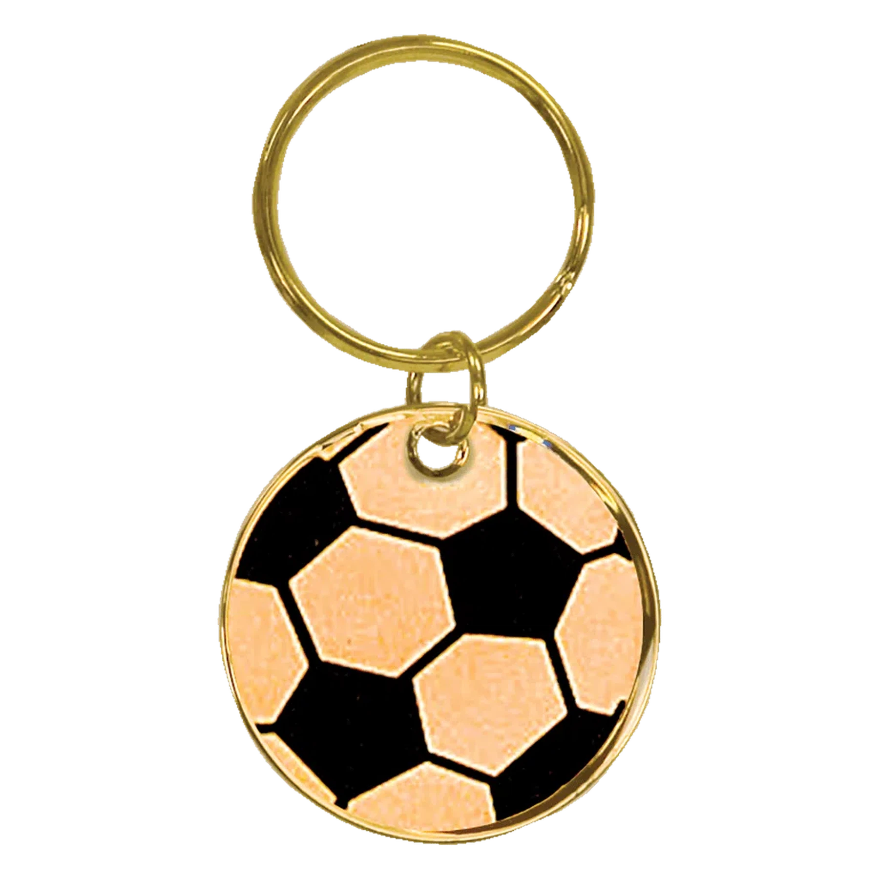 Personalized Commemorative Gold Brass Keychains