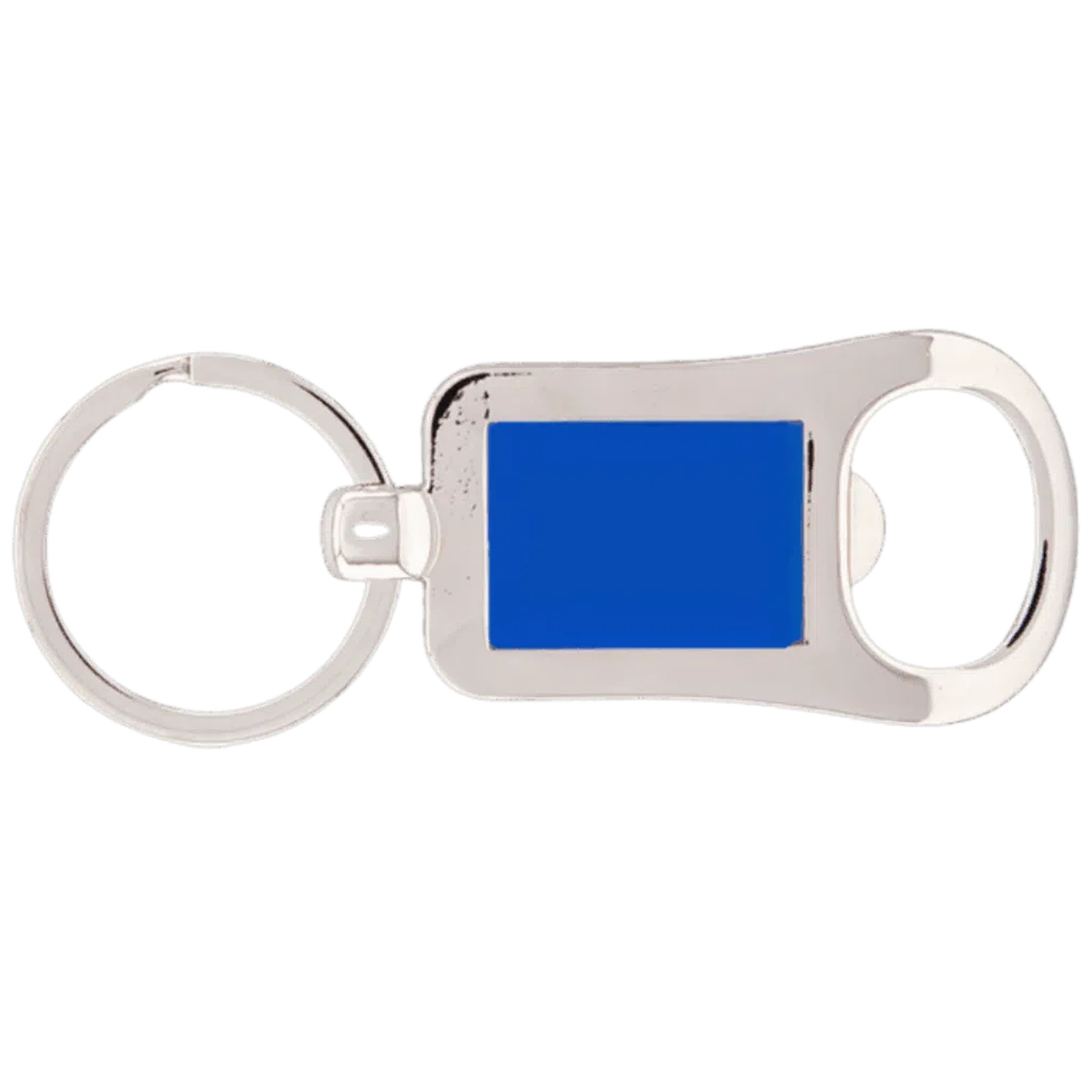 Personalized Metal Bottle Opener Keychains (Red, Black, Blue)