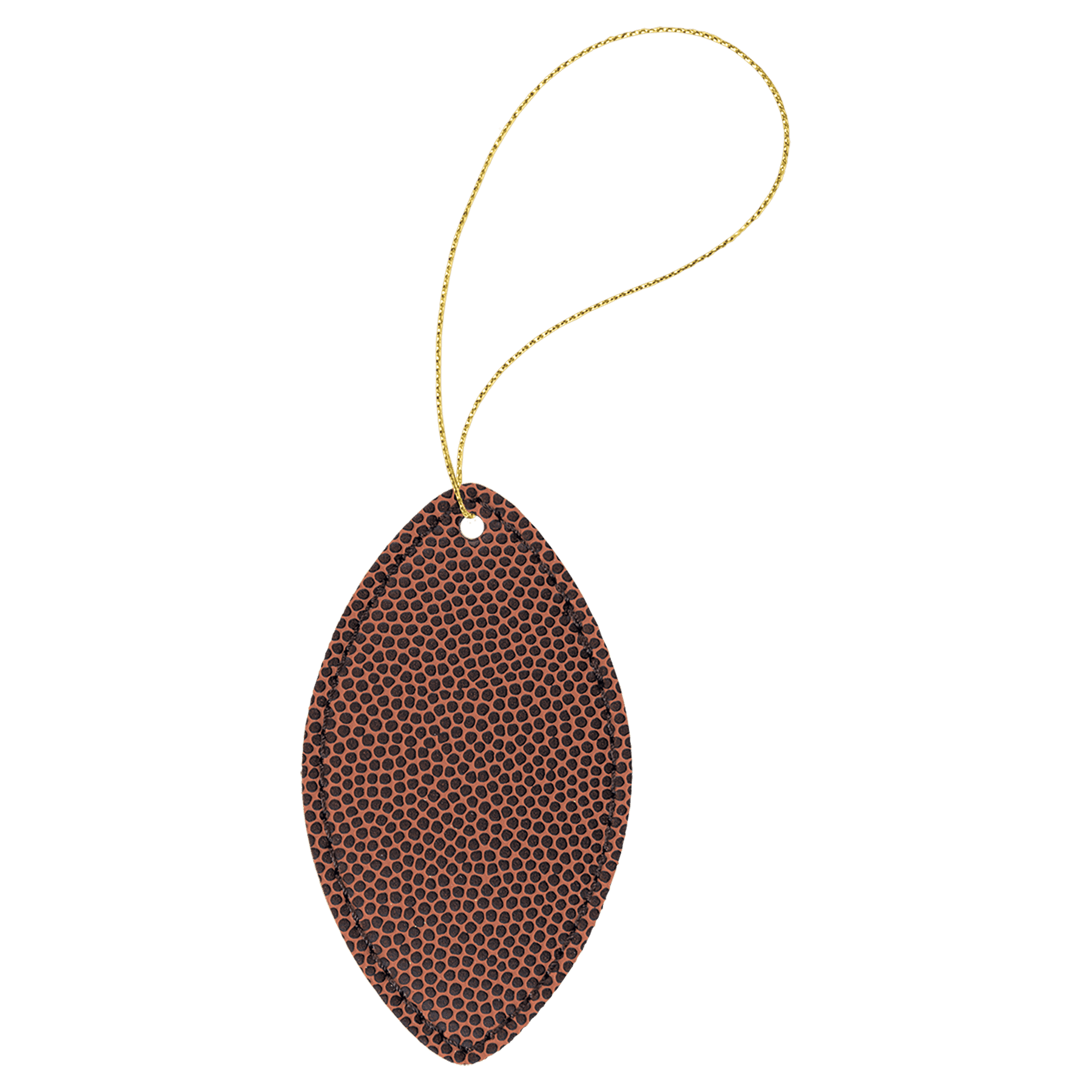 Personalized Leatherette Ornaments – Star, Tree & Sport Shapes