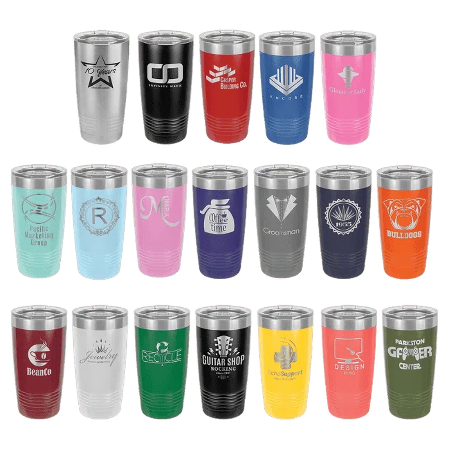 Polar Camel 20 oz. Insulated Ringneck Tumbler with Slider Lid (Assorted Colors)