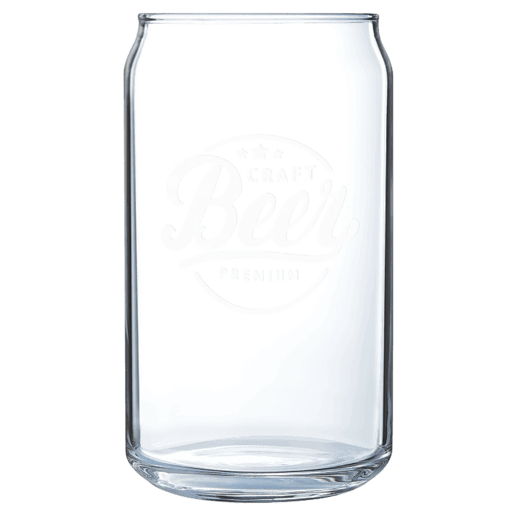 Polar Camel Personalized Beer Can Glass