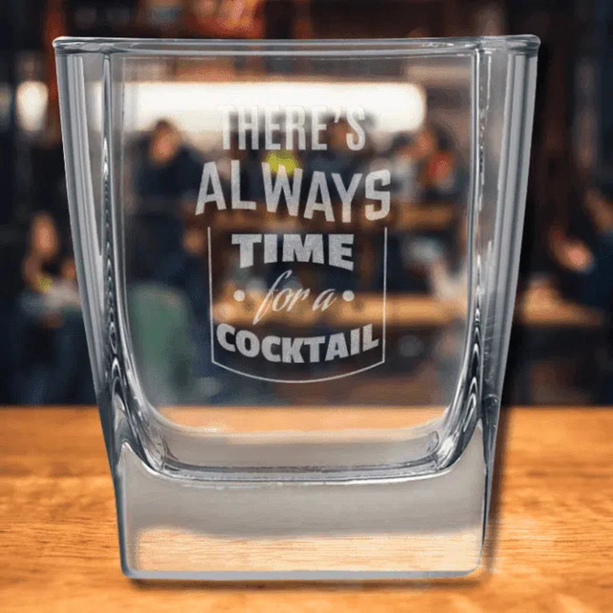 Personalized Whiskey Glass - On-the-Rocks Cocktail Glassware Classic / 10.5 oz. / Single Glass (Engraving Included)