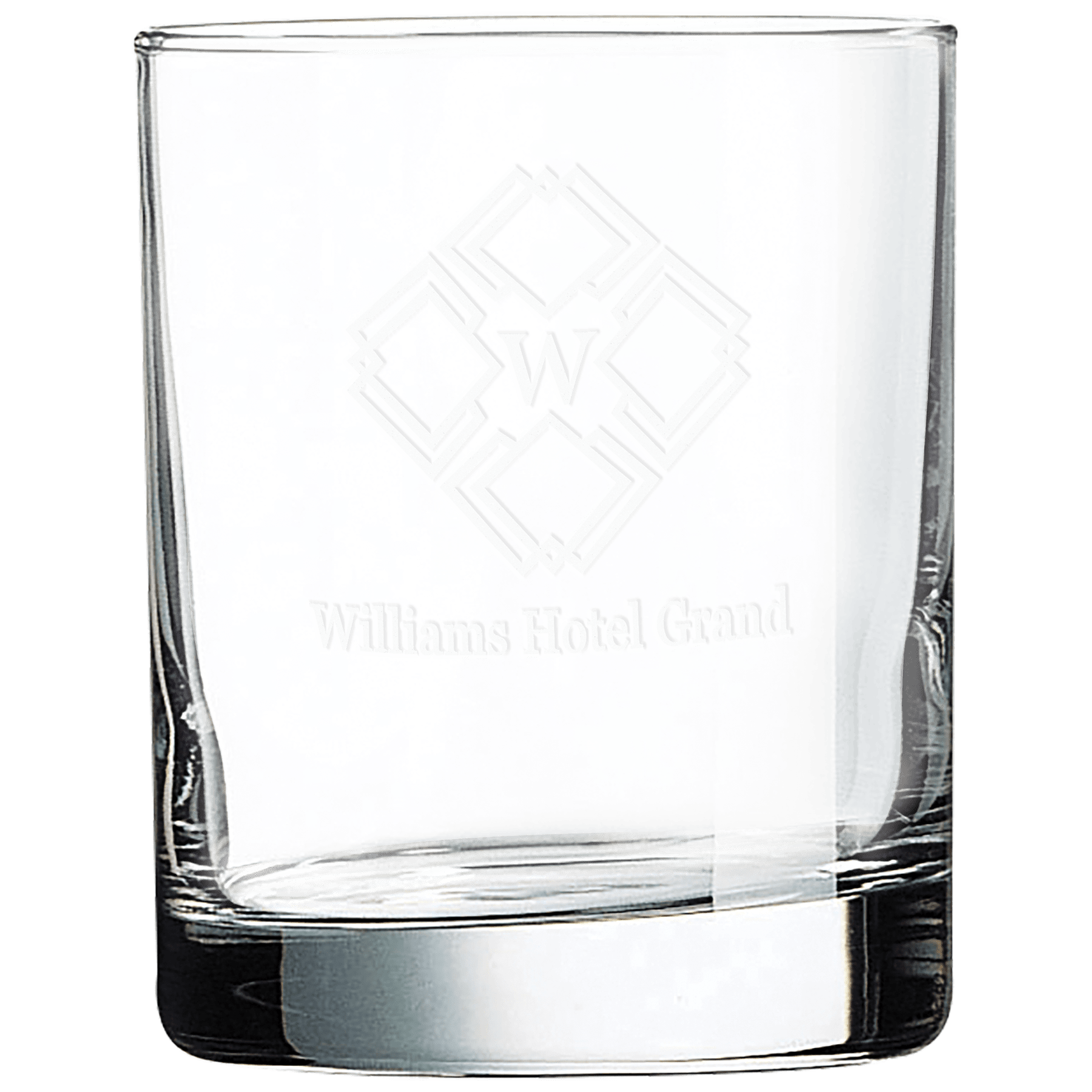 Personalized Whiskey Glass - On-the-Rocks Cocktail Glassware Classic / 10.5 oz. / Single Glass (Engraving Included)