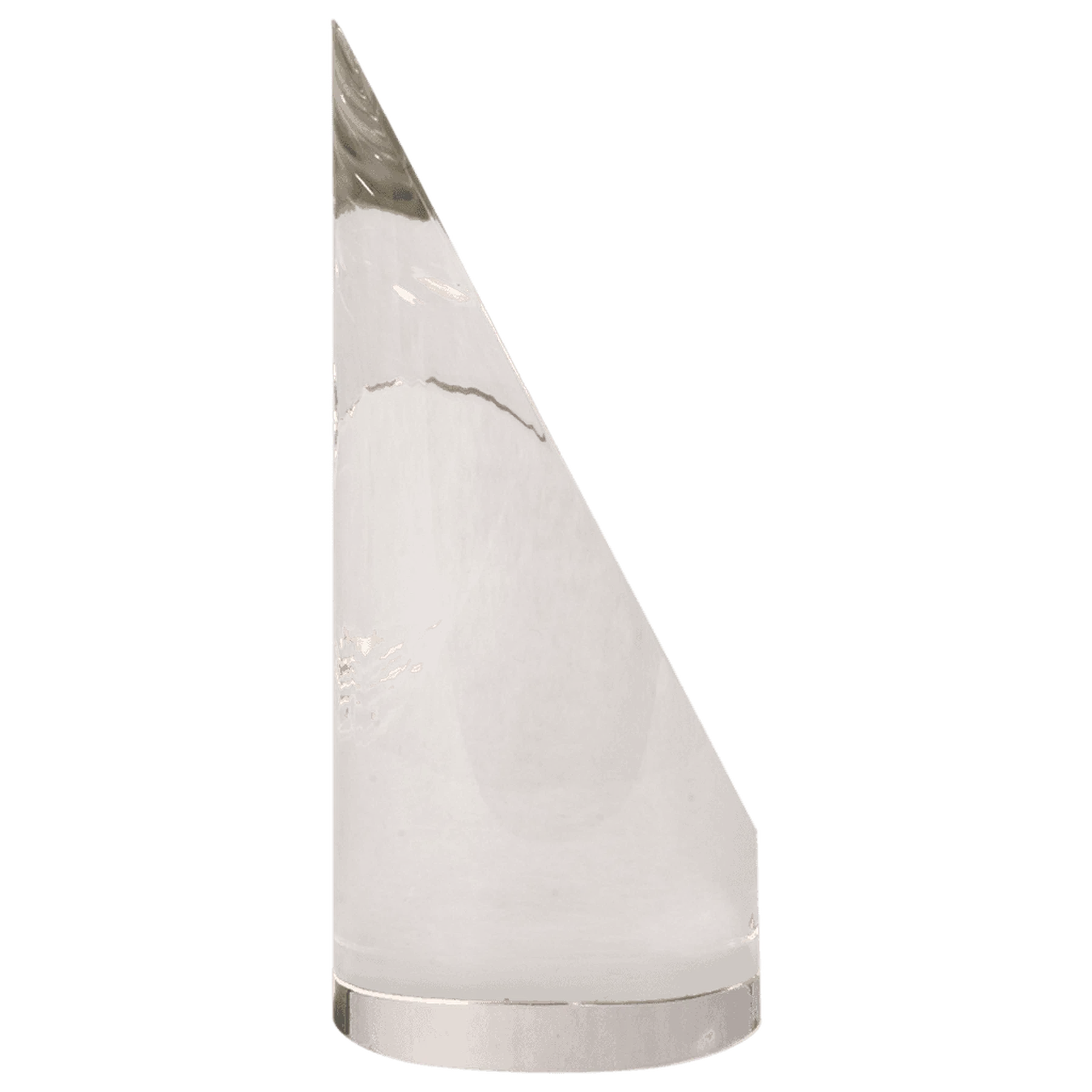 Slant-Top Crystal Cylinder