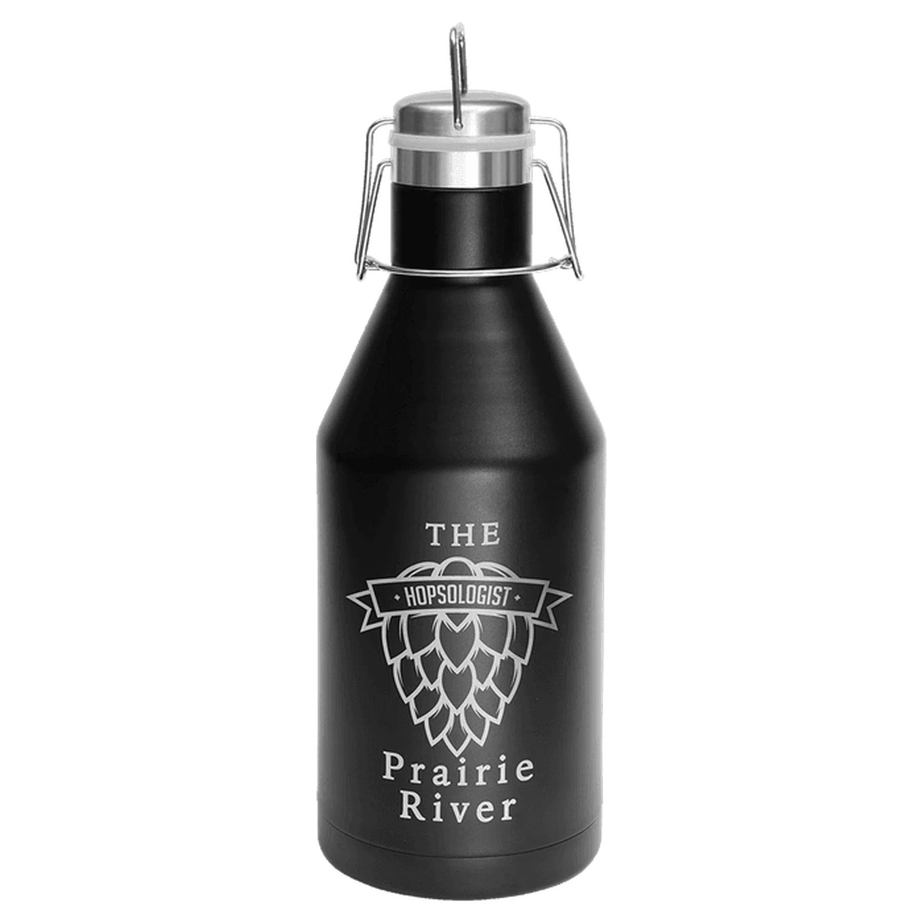 Stainless Steel Polar Camel 64 oz. Vacuum Insulated Growler with Swing-Top