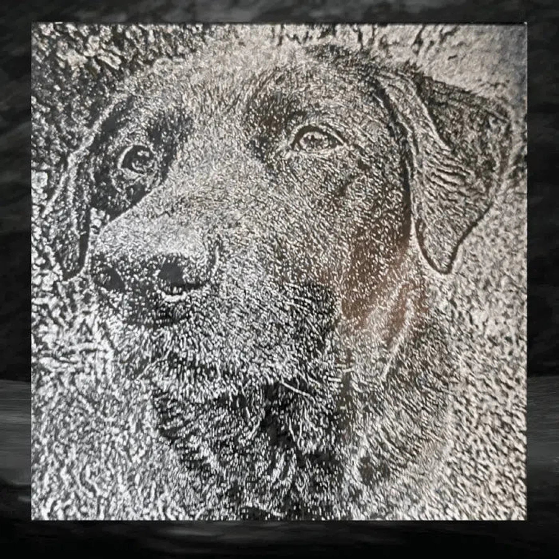 Thick Granite Pet Memorial Marker Rectangle