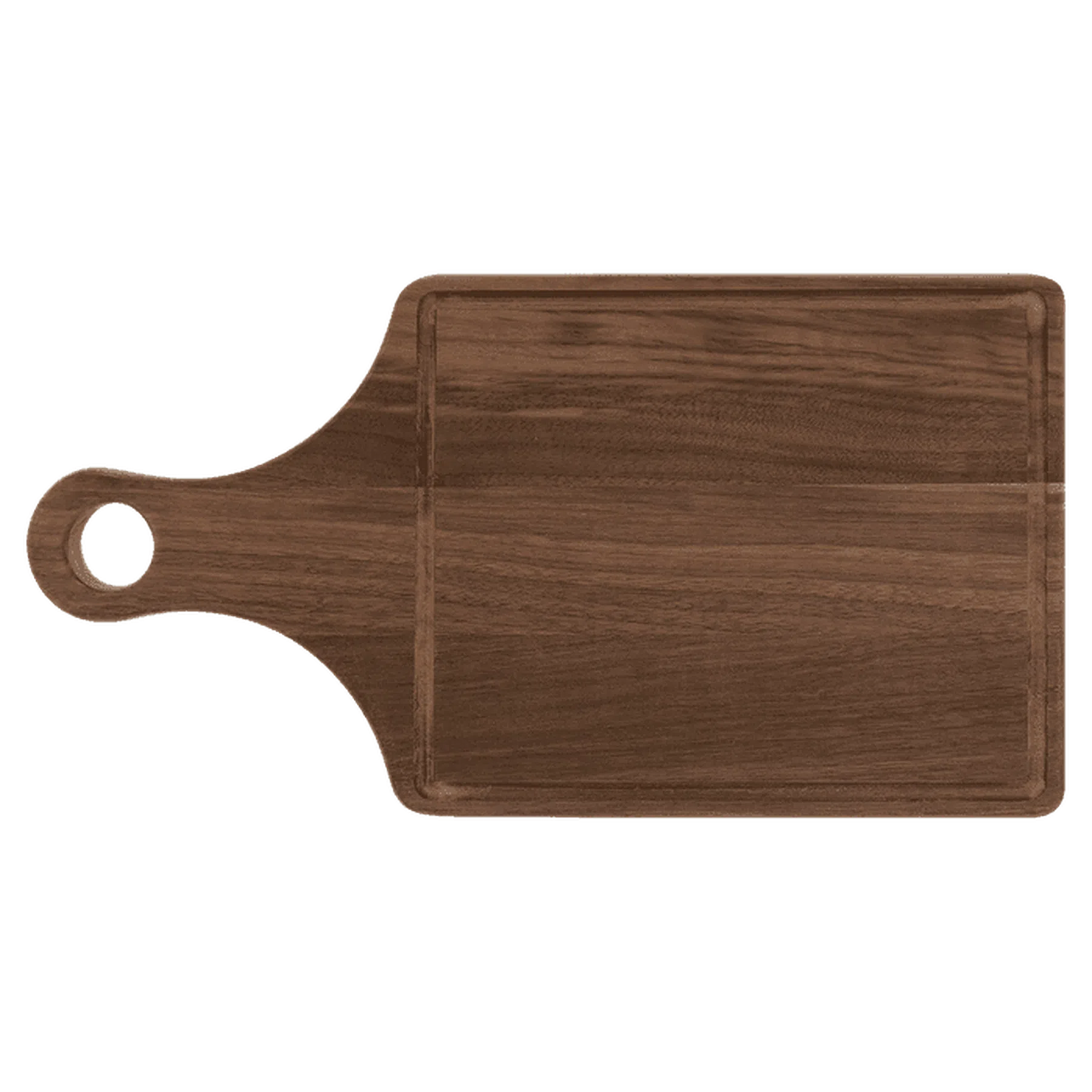 Walnut Cutting Board with Drip Ring (Various Sizes)