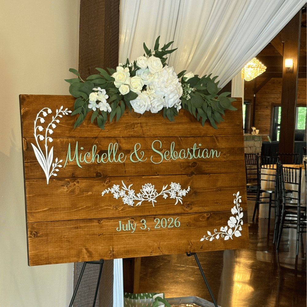 Custom Wedding Sign Event Welcome Board