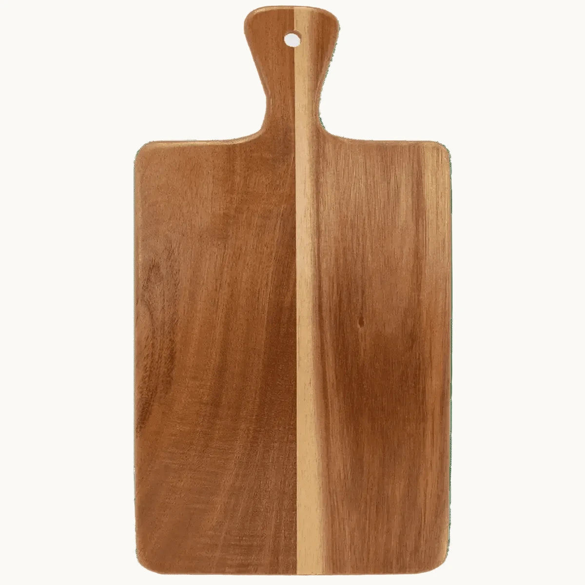 Custom Engraved Acacia & Slate Charcuterie Board with Paddle Handle -