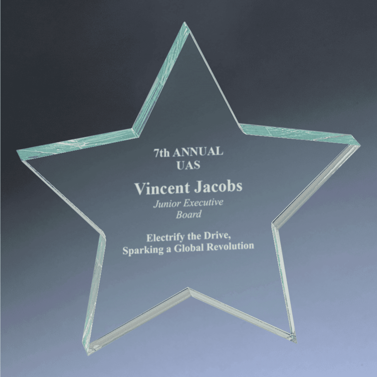 Acrylic Paperweights with Engraved Personalization - Square
