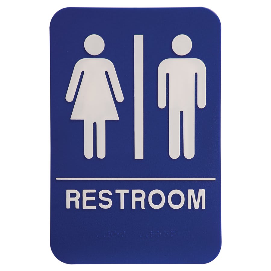 ADA Compliant Signs - Restroom and Access Signs with Braille - LightForce Laser Engraving, LLC