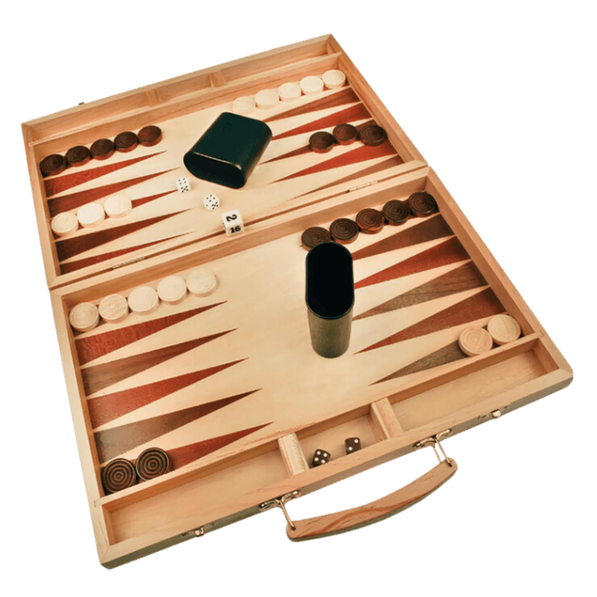 Backgammon Game Gift Set (Schima Wood) - LightForce Laser Engraving, LLC