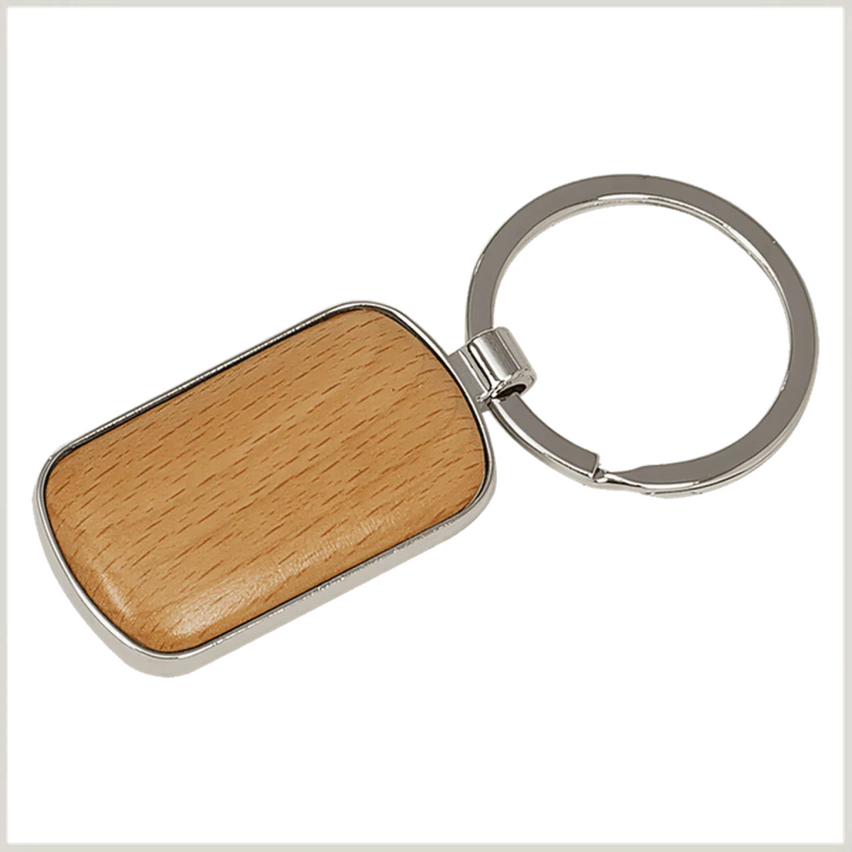 Beechwood Keychain (Various Styles) - LightForce Laser Engraving, LLC