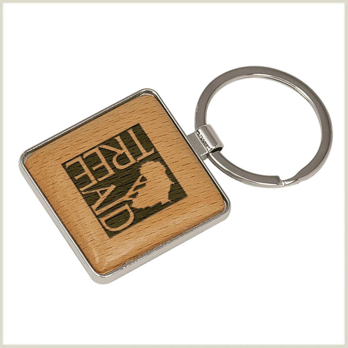 Beechwood Keychain (Various Styles) - LightForce Laser Engraving, LLC