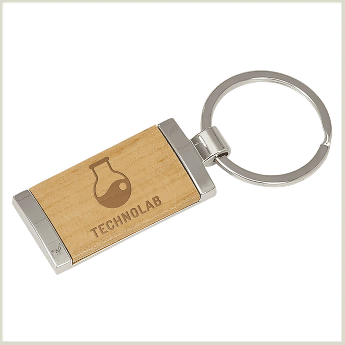 Beechwood Keychain (Various Styles) - LightForce Laser Engraving, LLC