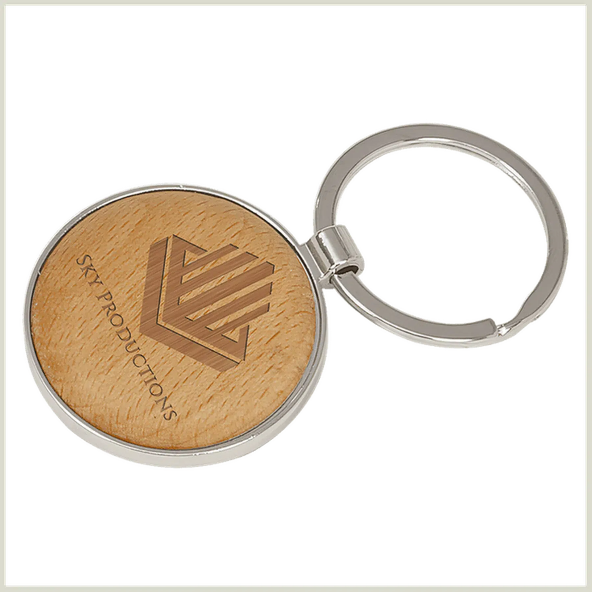 Beechwood Keychain (Various Styles) - LightForce Laser Engraving, LLC