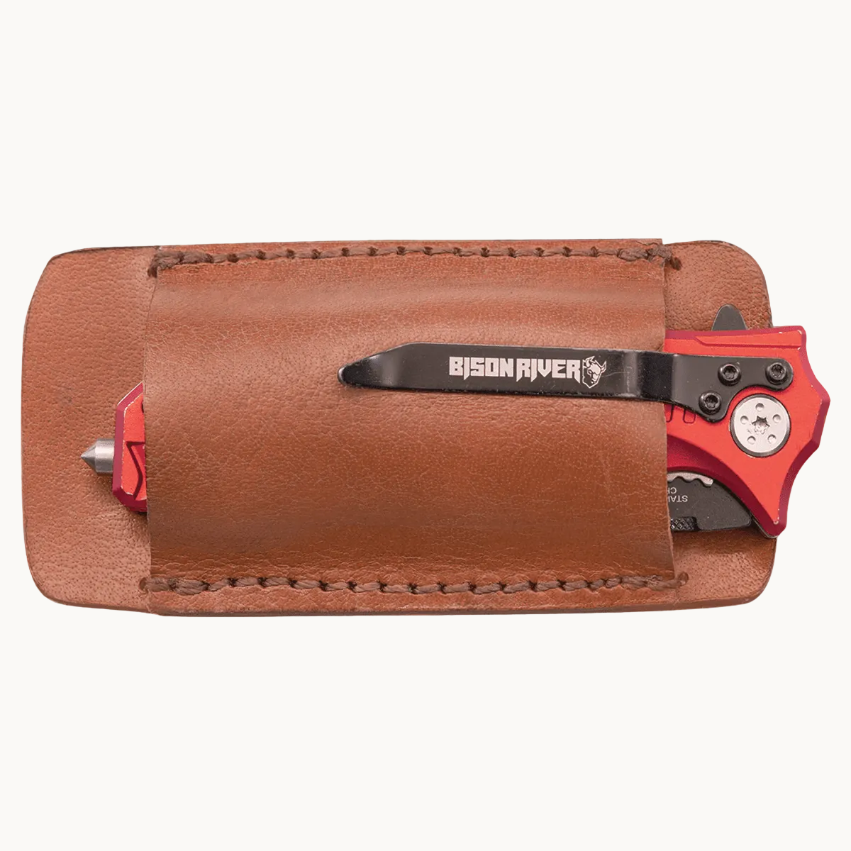 Bison River Leather Belt Sheaths for Survival Knives - Belt Sheath