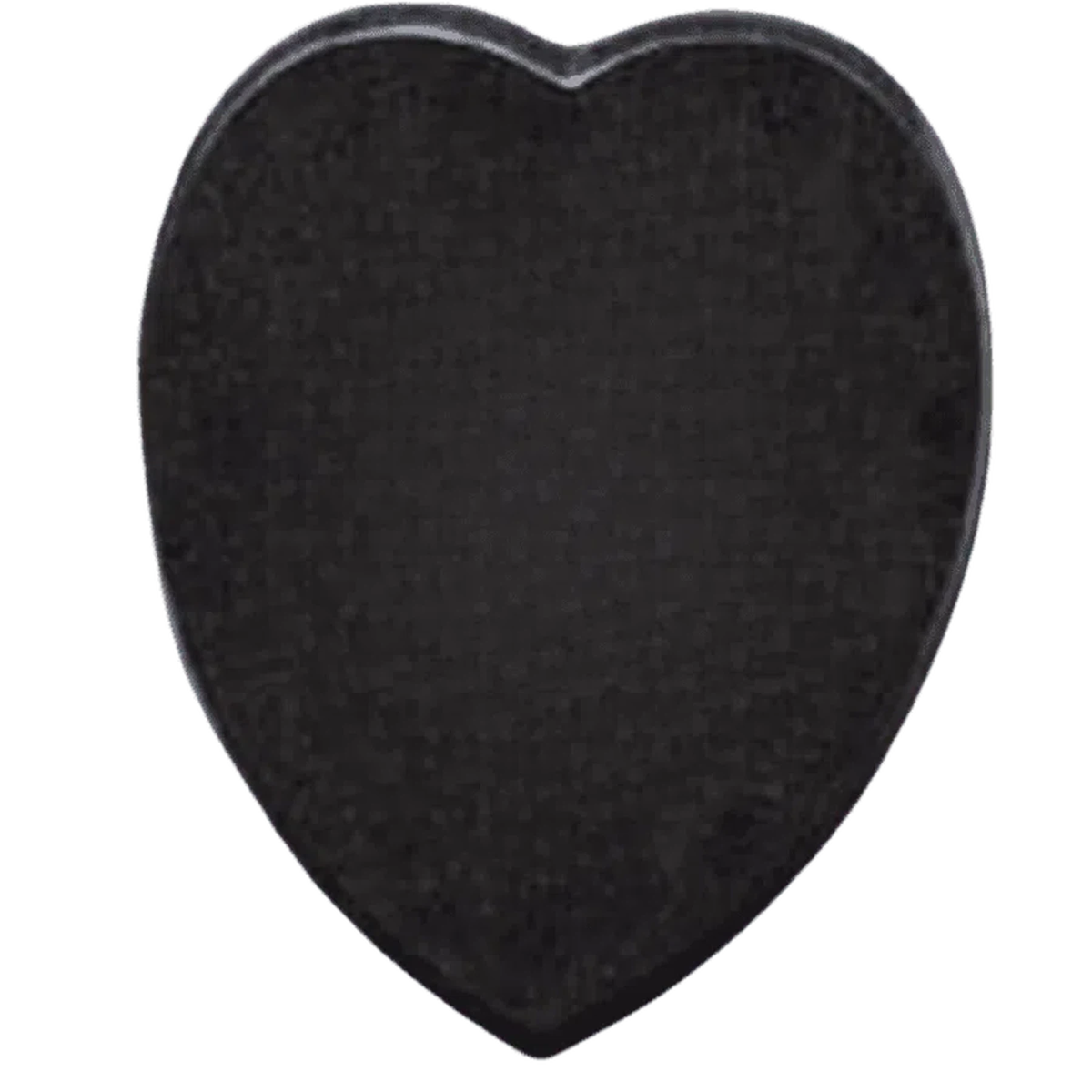 Black Diamond Granite Memorial Heart Plaques - LightForce Laser Engraving, LLC