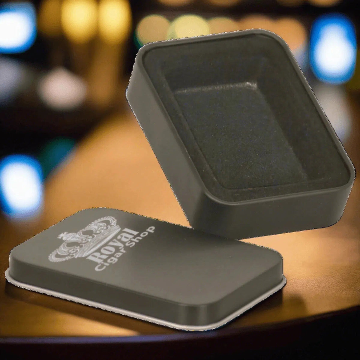 Black Tin Box for Lighters and More - LightForce Laser Engraving, LLC