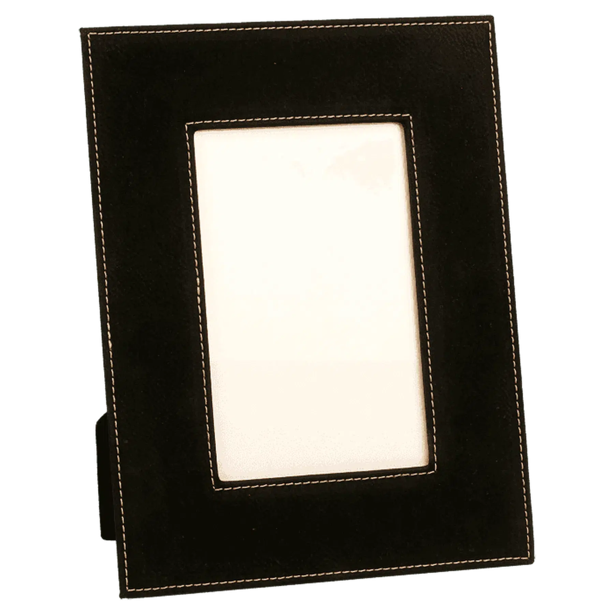 Black/Gold Leatherette Frame (Various Sizes) - LightForce Laser Engraving, LLC