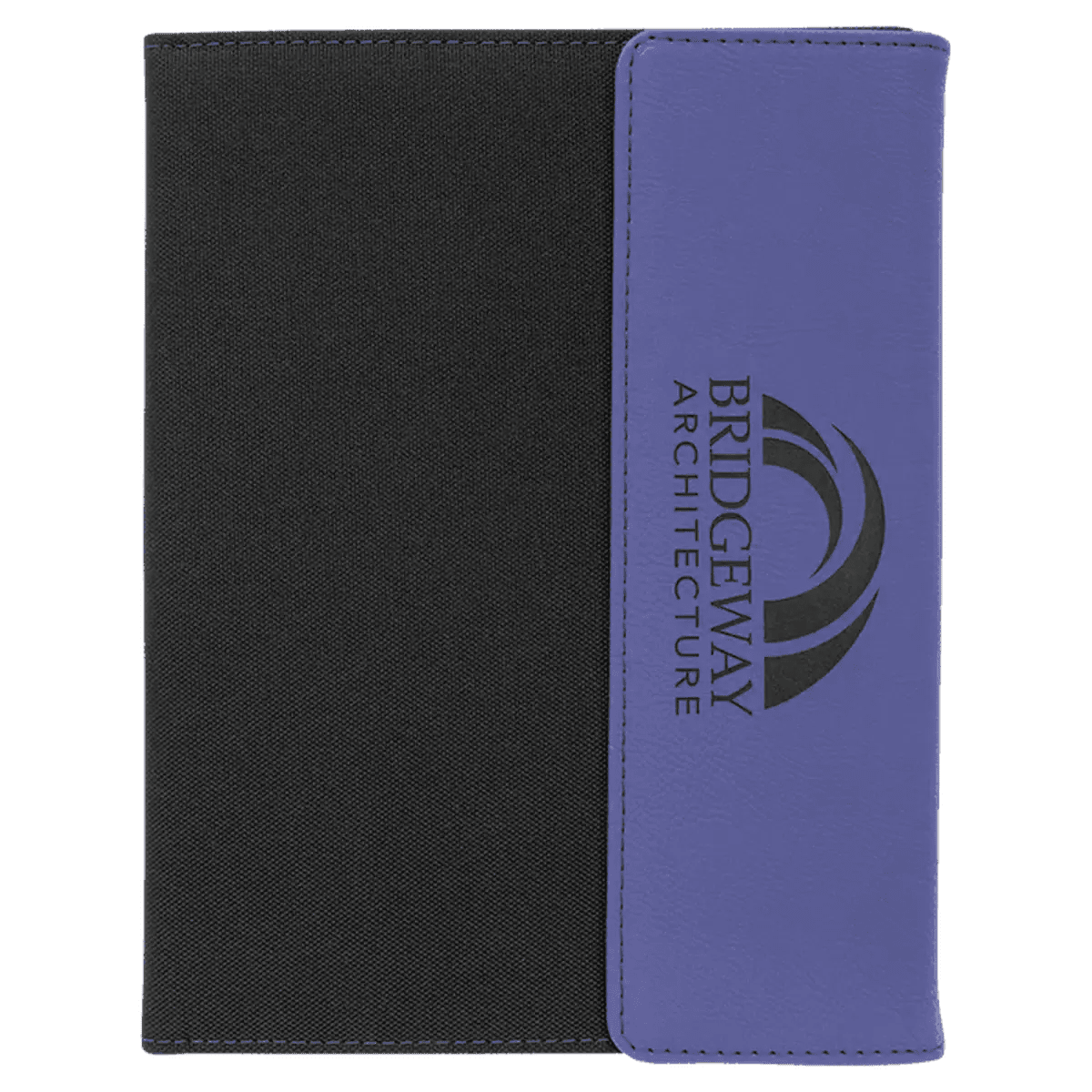 Canvas Portfolios - With Notepad and Magnetic Closure - Black