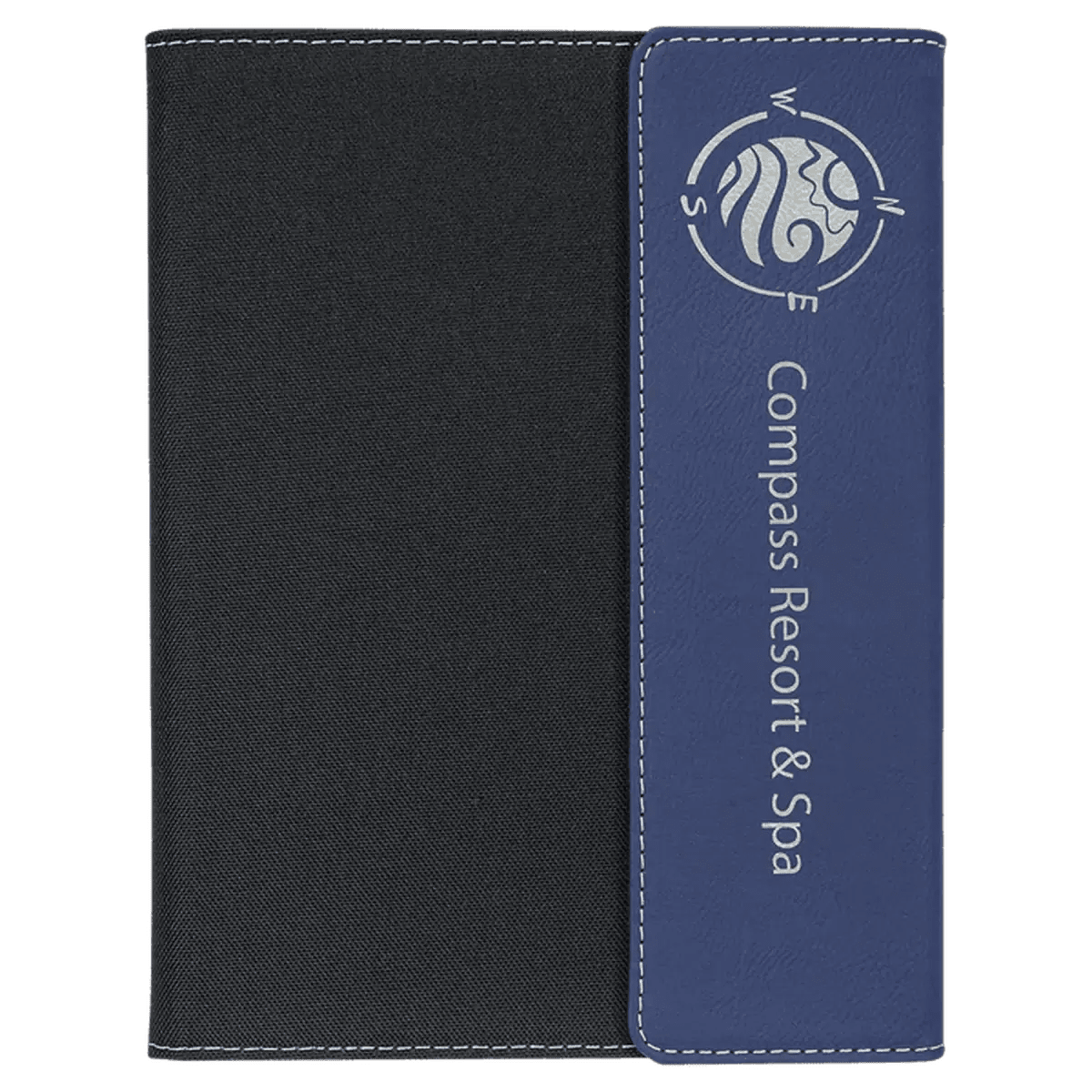 Canvas Portfolios - With Notepad and Magnetic Closure - Black