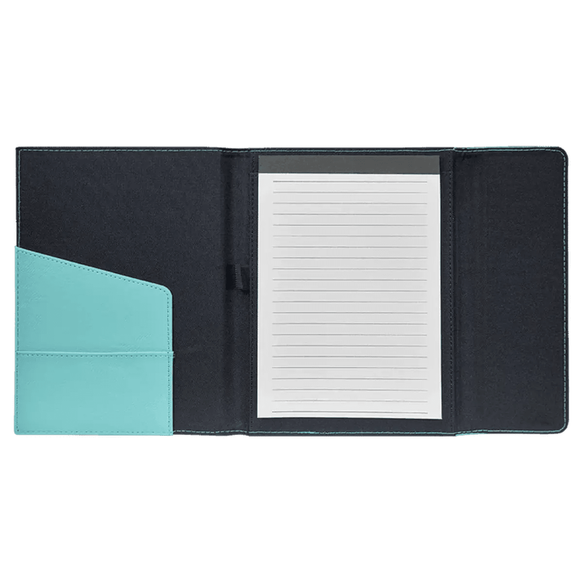 Canvas Portfolios - With Notepad and Magnetic Closure - Black