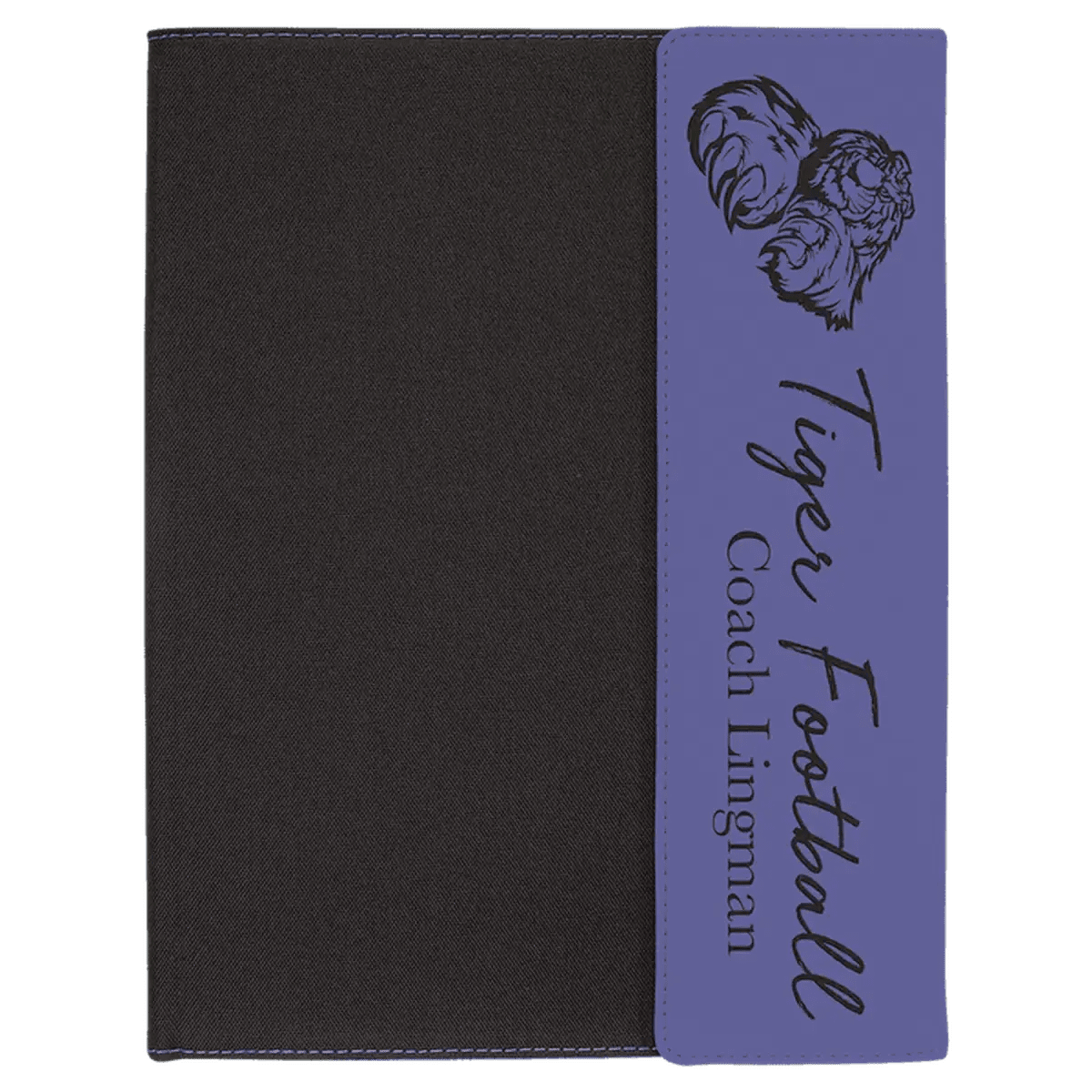 Canvas Portfolios - With Notepad and Magnetic Closure - Black
