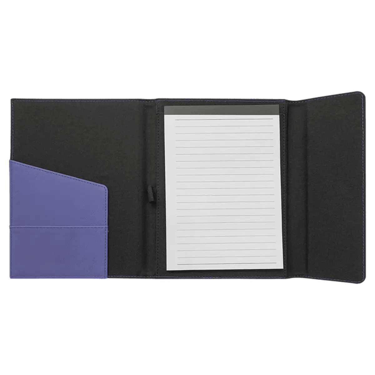 Canvas Portfolios - With Notepad and Magnetic Closure - Black
