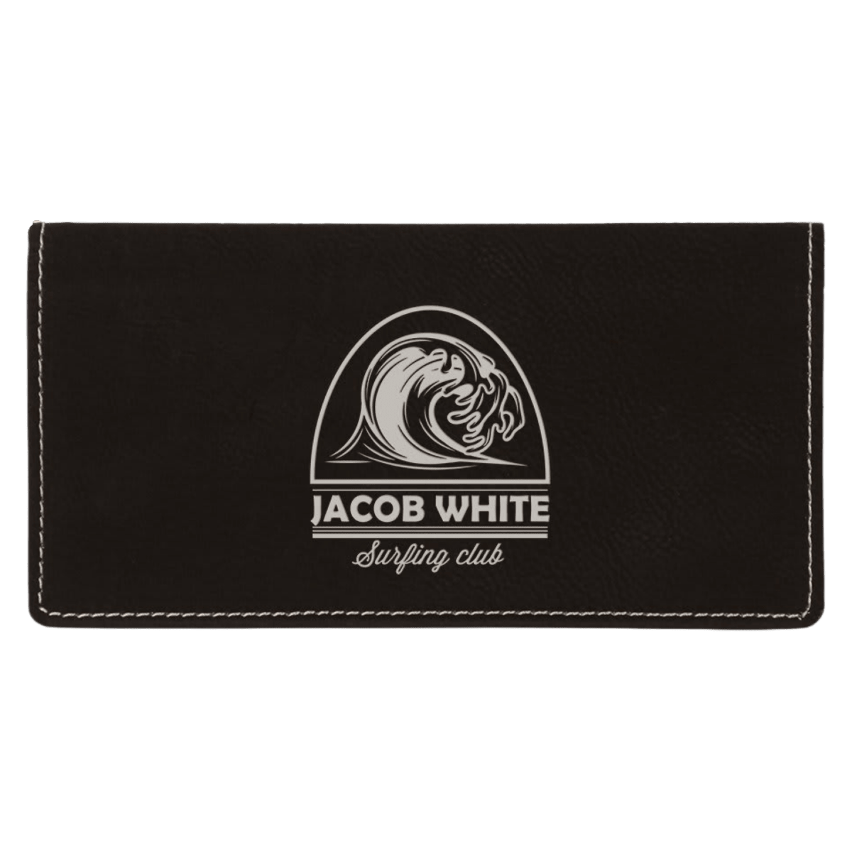 Checkbook Covers - Black/Gold