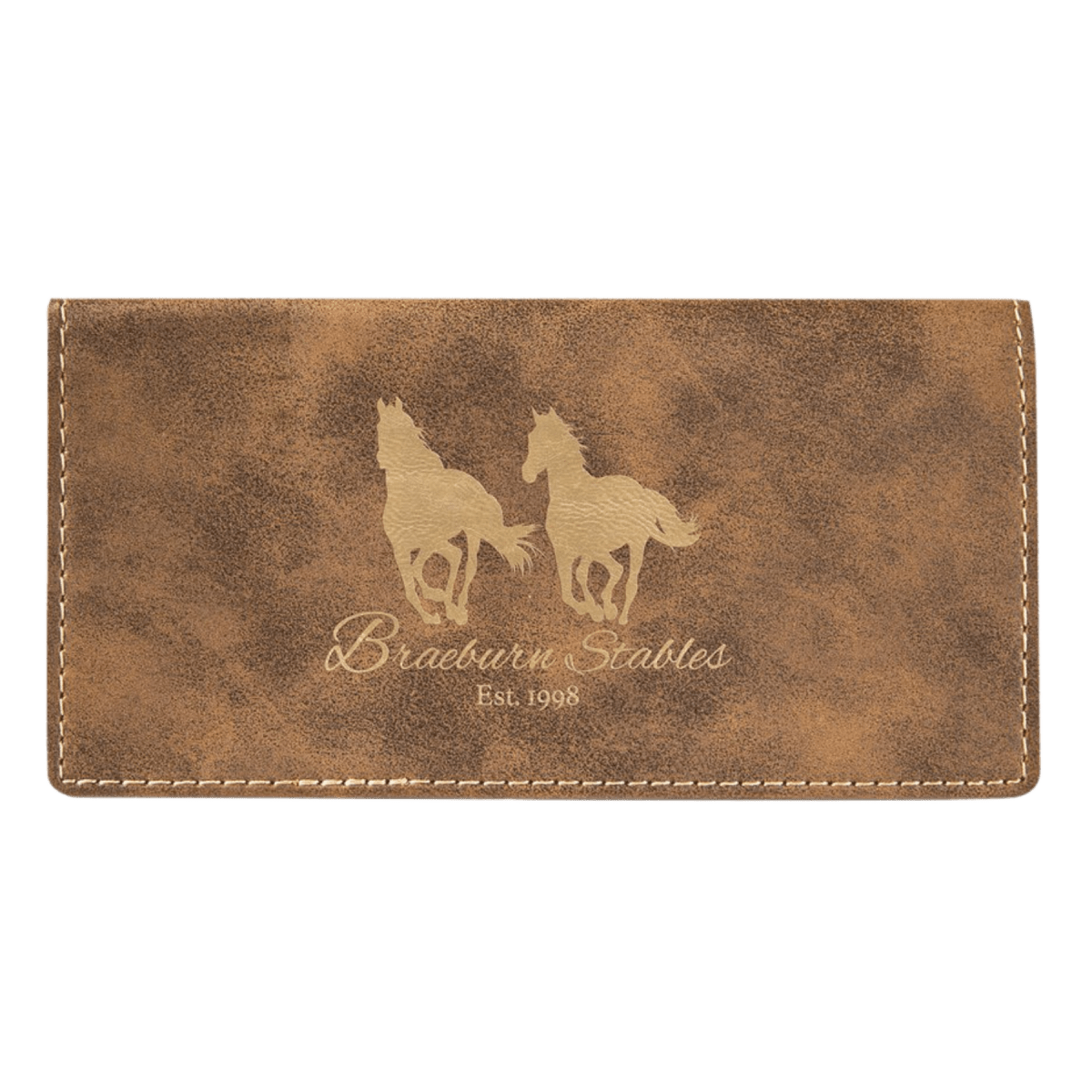 Checkbook Covers - Black/Gold